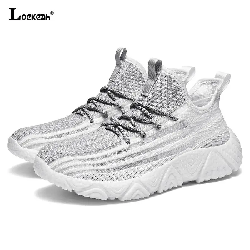 Высокой гибкости мужские повседневные кроссовки легкие дышащие спортивные