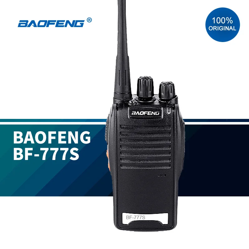 Оригинальная портативная рация baofeng 777S дальнего действия радио фонарик