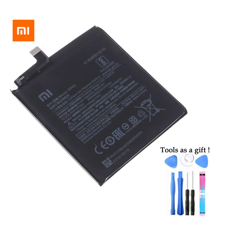 Оригинальный аккумулятор Xiao mi 100% BP40 4000 мА · ч для Xiaomi Redmi K20 Pro / Mi 9T Сменный телефона