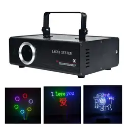 AUCD SD карты 24CH DMX ILDA калейдоскоп RGB 500 мВт Лазерная анимация освещение проектора PRO DJ Показать вечерние DIY свет DA-F500