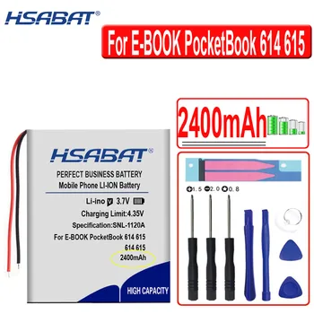 

HSABAT 2400mAh Battery for E-BOOK PocketBook 614 615 616 624 626 Digma E628 R657 R659