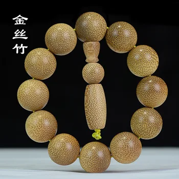 

string for men and women lovers jewelry snake Wood Bracelet old high density bamboo Buddha beads cultural jewelry