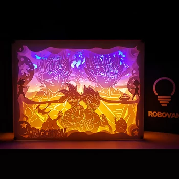 

Novelty night light USB paper carving lamp, 3d paper-cut atmosphere lamp living room bedroom holiday lighting decoration gift