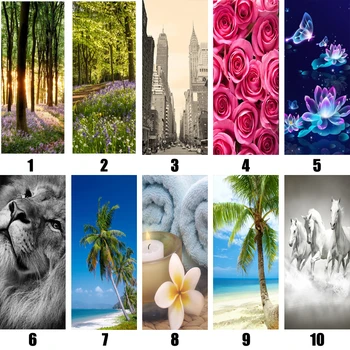 

3D Door Mural Door Sticker Landscape Wallpaper Wall Stickers Wall Print Decal Wall Deco Wall Mural Photo self adhesive door wrap