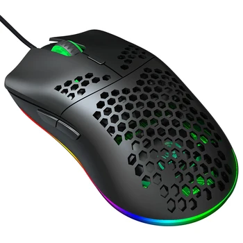 

USB Wired Gaming Mouse 6-Key Macro Programming Mouse 6400DPI Gaming Mouse For PC Laptop Desktop Heat Dissipation