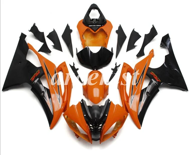 ABS литья под давлением Обтекатели комплект подходит для YAMAHA YZF-R6 2008- 08 09 10 11 12 13 14 15 16 Кузов Набор красный белый