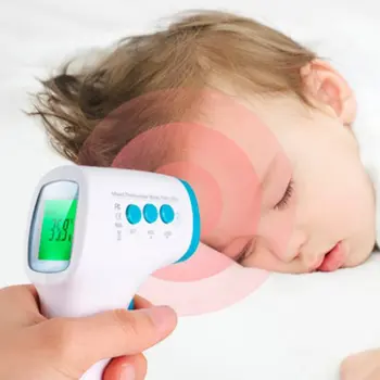 

In Stock! Non-Contact Infrared Forehead Thermometer For Baby Adults With 3 Backlit LCD Display Digital Laser Temperature Tool