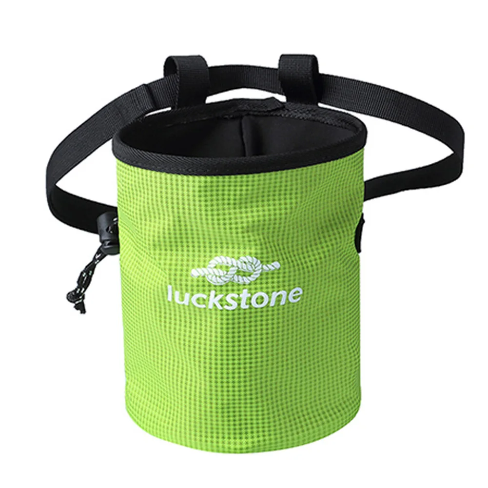 Waterproof Large Capacity Chalk Bag Rock Climbing Portable Waist Hanging Non Slip Wear Resistant Adjustable Strap Powder Pouch