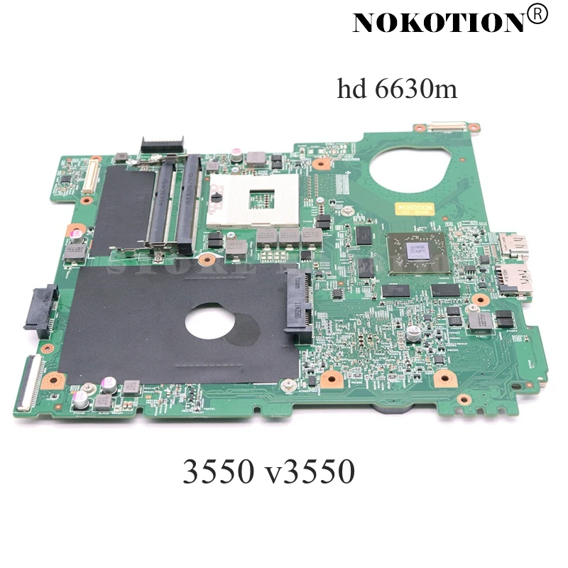 NOKOTION CN 0XV36V XV36V материнская плата для ноутбука DELL Vostro 3550 V3550 HM67 DDR3 HD 6630M видеокарта 1