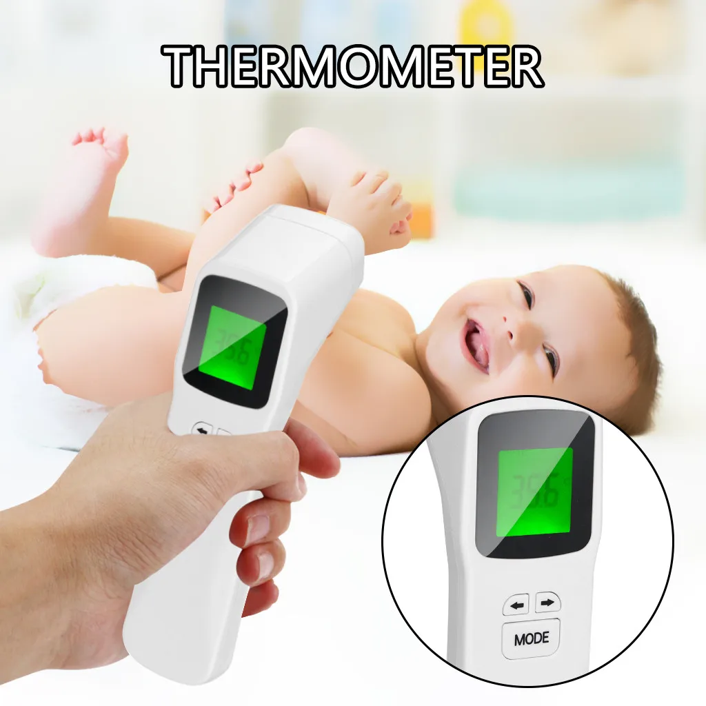 

Digital Thermometer Infrared Baby Adult Forehead Non-contact Infrared Thermometer Termometro Infravermelh In Stock