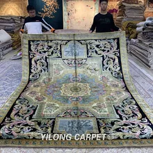YILONG 8'x10' заказной ручной ковёр из шерсти(ZSH012W-8x10