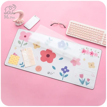 

Cartoon Office Mat Business Non-slip Mouse Pad Office Computer Desk Mat Table Laptop Cushion Table Storage Memo Mat Learning Pad