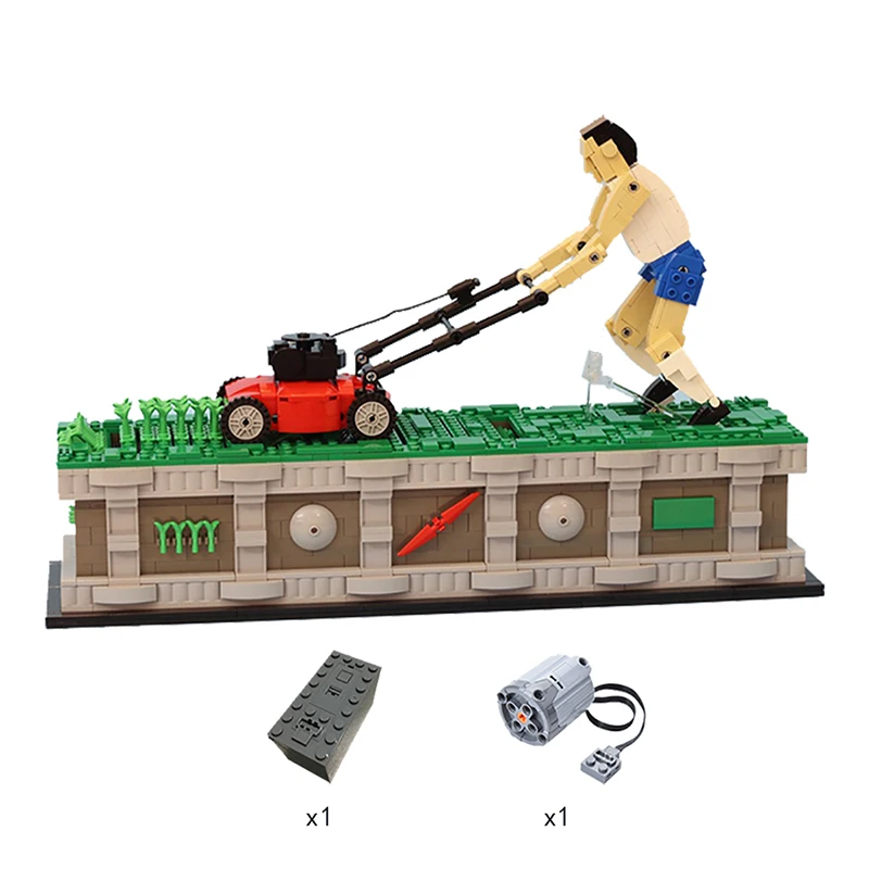 

LINGTU Classic Creative Weeding Man MOC 10820 With Motor Compatible Lepinblocks Spell Insert Building Toy Brick