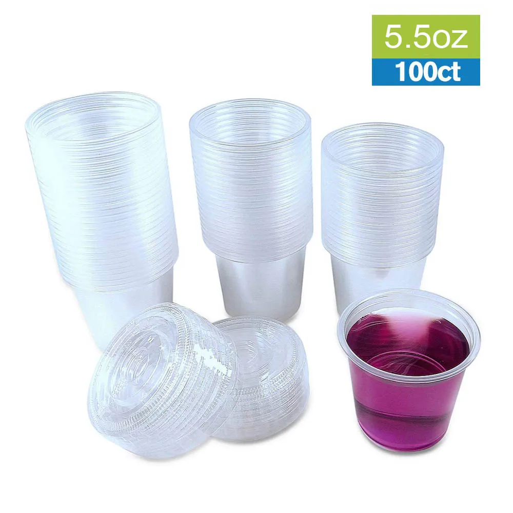 Vaso de zumo transparente con tapa - China Cubeta de plástico desechable y  cubeta de plástico precio