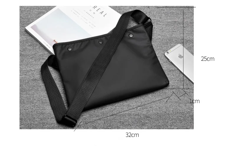 Men's Messenger Bag Fashion Business Travel Shoulder Bag Men's Oxford Fabric Lightweight Briefcase Messenger Handbag Youth