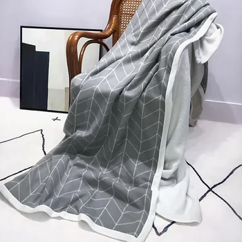 

Throw Blanket For Sofa Nordic Winter Thick Comfy Tv Blanket Grey White Plaid Bed Throw Cover Bedspread Fleece Blanket King Size