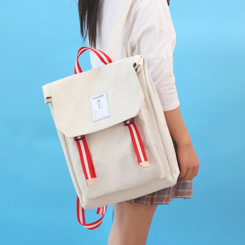 Рюкзак женский вместительный из парусины 2019|canvas backpack|canvas fashion backpackfashion canvas backpack |