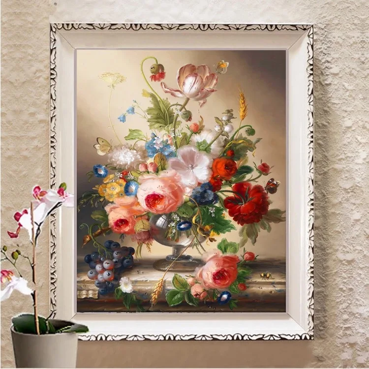 

Full Square/Round Drill 5D DIY Diamond Painting "Flower Scene" Embroidery Cross Stitch Mosaic Gift 3D Home Decor