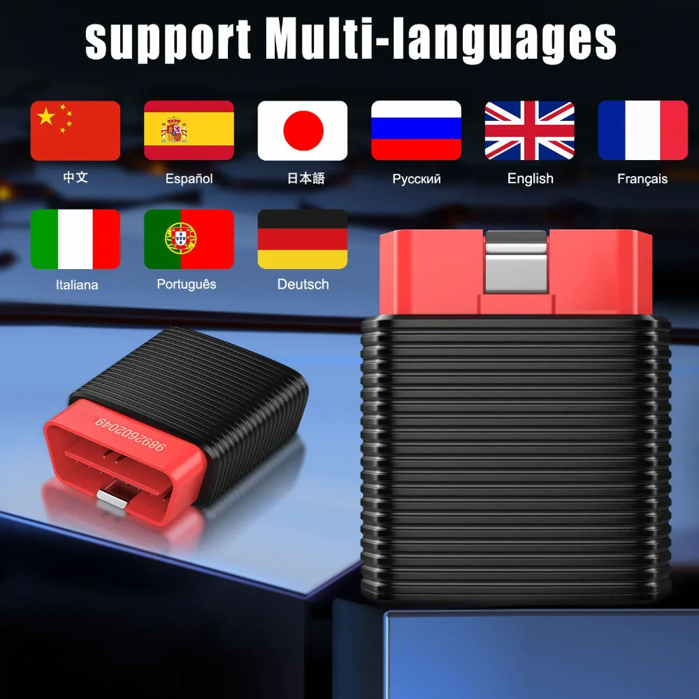 X431 iDiag OBD2 Удлинительный кабель плюс Thinkcar 2 ThinkDriver Bluetooth полная система сканер для iOS