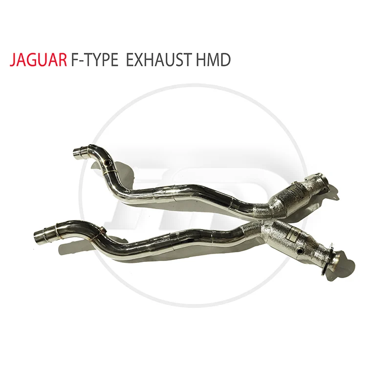 HMD Exhaust Manifold Downpipe For Jaguar XE F-Type Car Accessories With Catalytic Converter Header Without Cat | Автомобили и