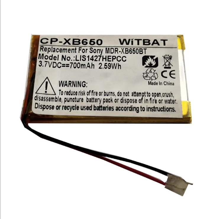 TTVXO 700mAh Аккумулятор для sony MDR XB650BT DR BTN200 гарнитуры US343450E|Смарт-аксессуары| |