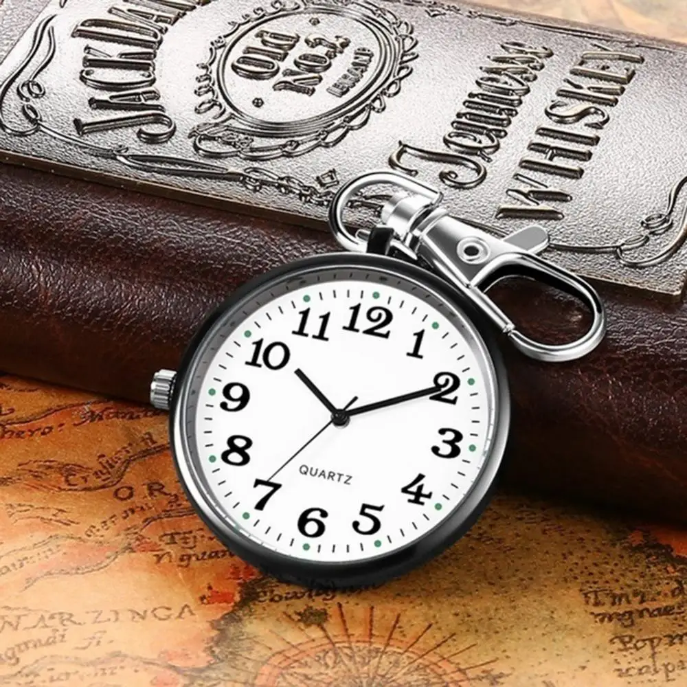 Hot Sell Pocket Watches Fashion Nurse Watch Keychain Fob Clock With Battery Doctor Medical Reloj Mujer De Bolsillo