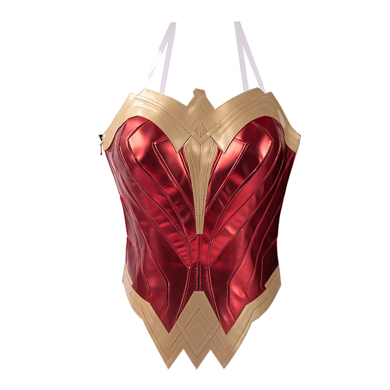 Новое поступление, костюм wonder woman для косплея, одежда на Хэллоуин, женская одежда, плащ, топ, платье, костюм - Цвет: top