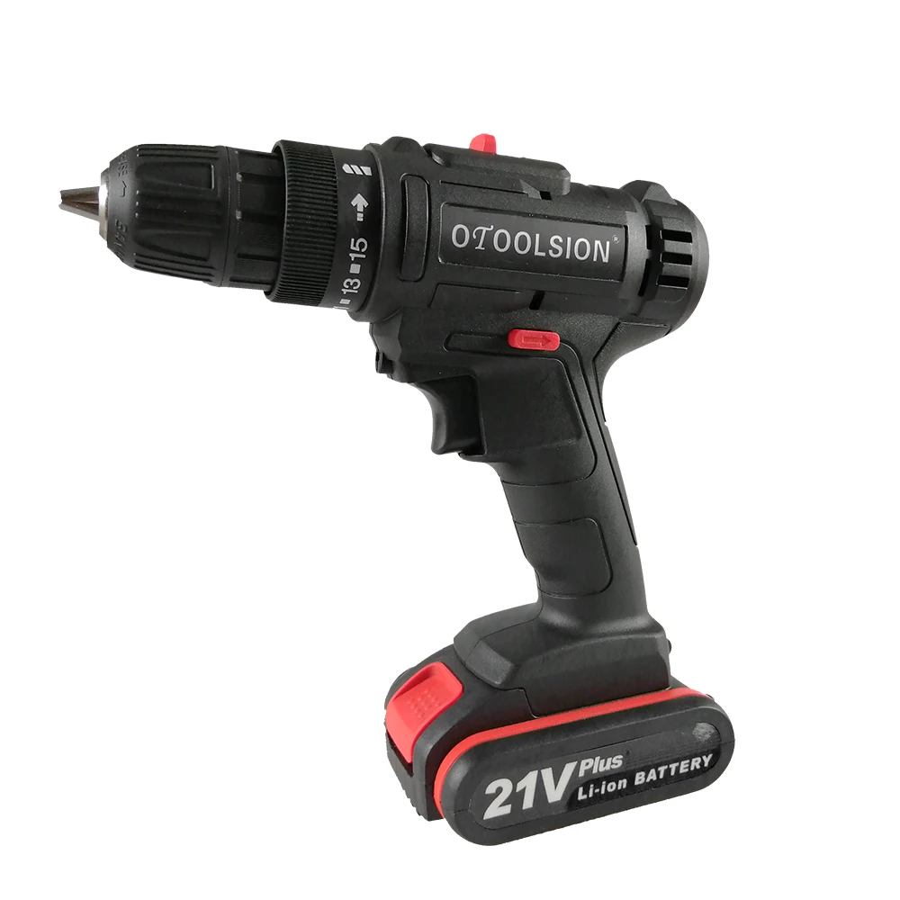 21V Portable Cordless Hand Drill Electric Drill Multifunctional Cordless Screwdriver Handheld Power Tools With Plastic Box (6)