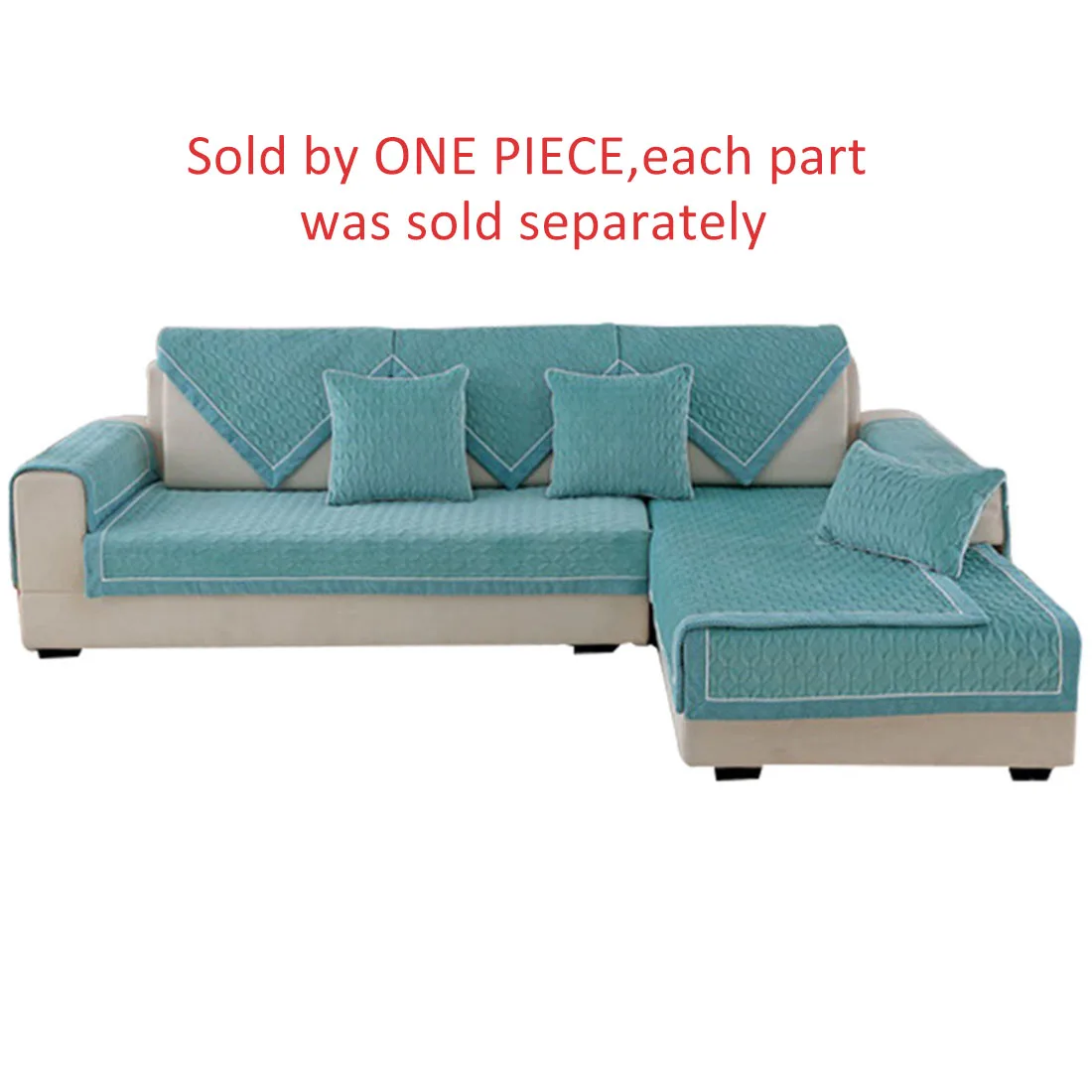 Бархатный Чехол для дивана, Мягкий моющийся подлокотник, чехол для дивана, съемный коврик для собаки, теплый коврик, кресло, мебель, протектор - Цвет: Blue