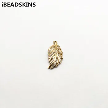 

New arrival! 27x13mm 30pcs Leaves Shape Copper charm for Earrings parts Necklace Accessories hand Made Earrings Jewelry DIY