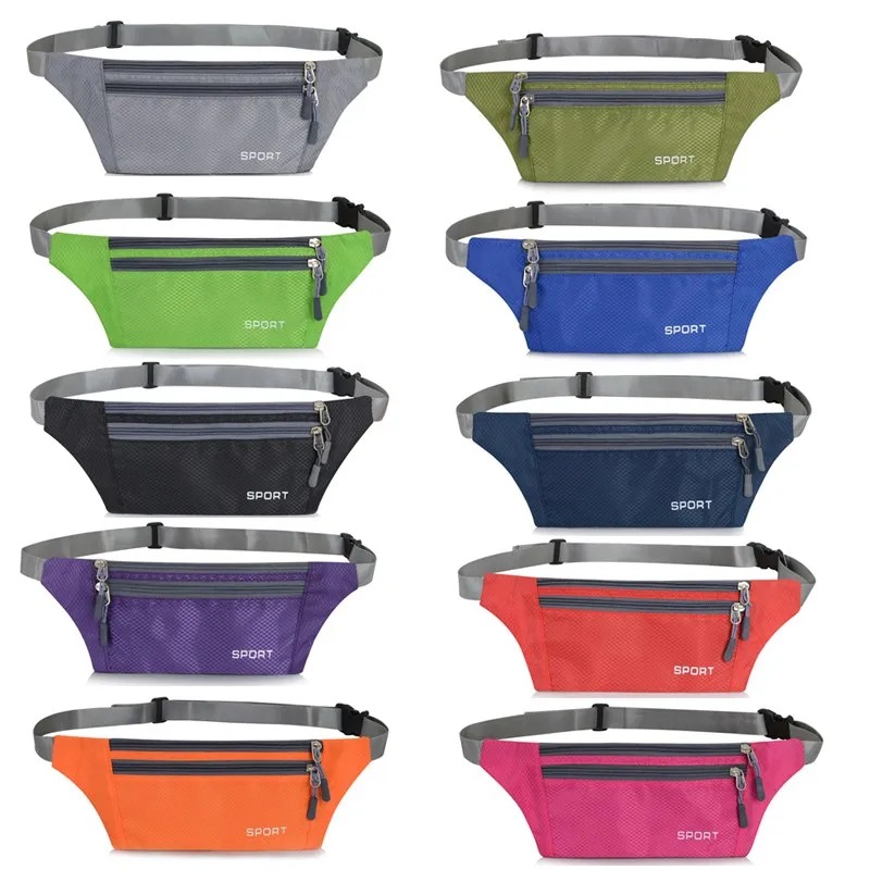 

Ultra-thin Water Resistant Running Bags Adjustable Multi Functional Storage Pouch Outdoor Travel Running Accessories Waist Bag