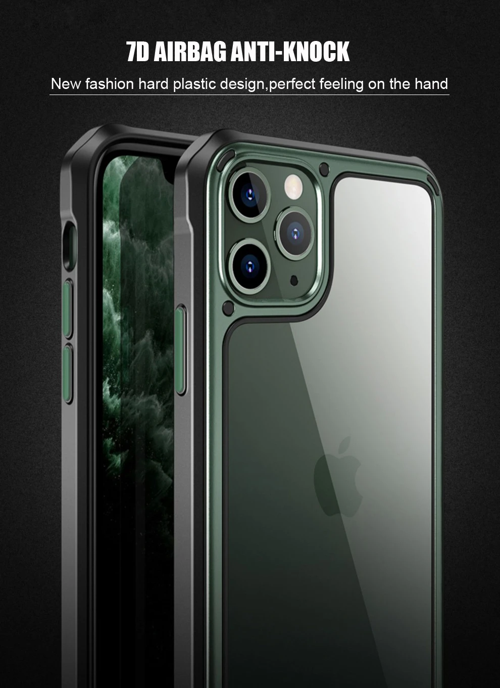 Противоударный Прозрачный чехол для iPhone 11 Pro Max 11Pro, полная защита для телефона, прозрачная Противоударная задняя крышка, чехол для iPhone11 Pro Max, чехол s