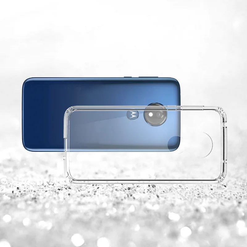 Для Motorola Moto G7 power чехол кристально чистый противоударный ТПУ+ жесткий акриловый чехол на заднюю панель для Moto G7 power чехол для телефона s защитный чехол