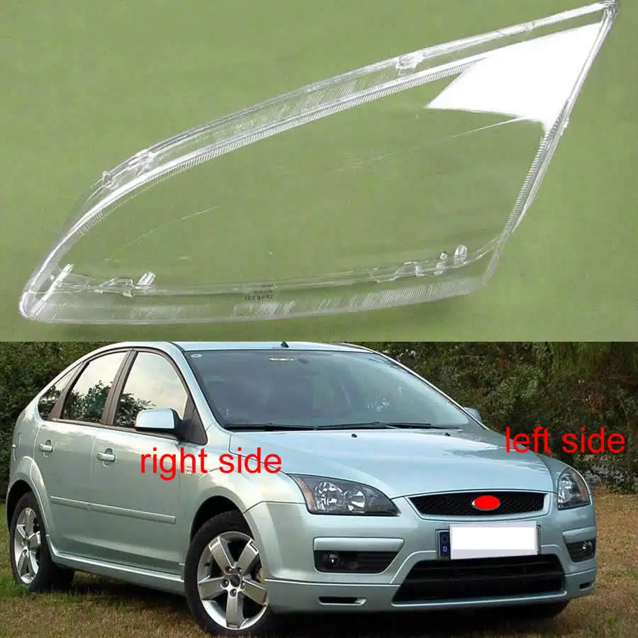 Прозрачная маска абажур для передних фар Ford Focus 2005 2006 2007 2008|glass for|glass glassglass transparent |