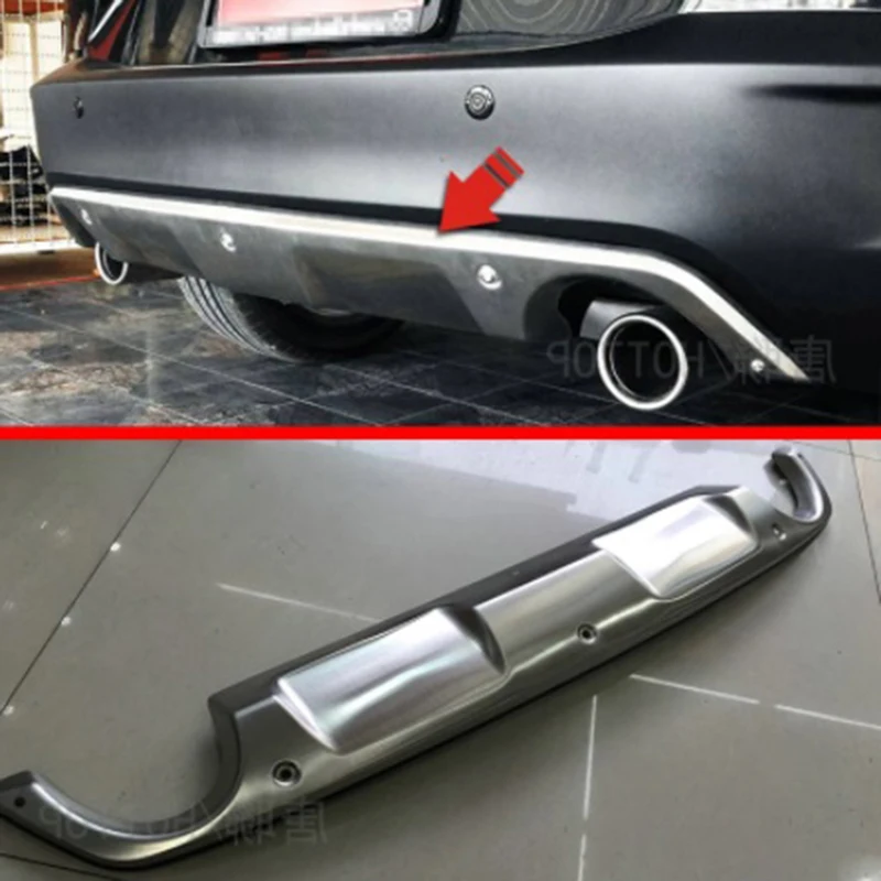 Stainless Steel Front & Rear Bumper Skid Protector Guard For Mazda CX-3 CX3 2015