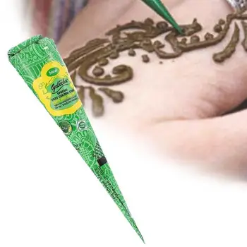 

Natural Herbal Henna Cones Indian Henna Tattoo Paste For Temporary Tattoo Body Art Sticker Mehndi Body Paint Mehandi Ink