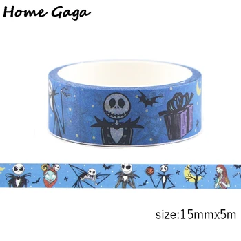

20pcs/lot Homegaga Horror Nightmare Tape Stickers Cartoon Washi Tape Masking Adhesive Tapes Fashion Decals D2402