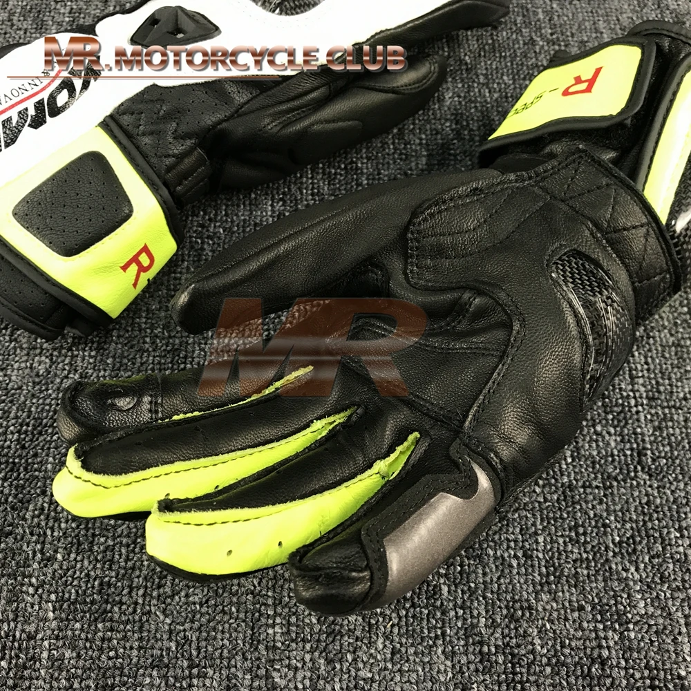 Guantes de motocross resistentes al desgaste de la pantalla tartil de cuero para motocicleta de verano GK-198