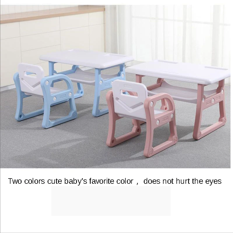 K-STAR Kids Table And Chairs Set 2 Color Toddler Activity Chair Best For Toddlers Reading Drawing Home Use