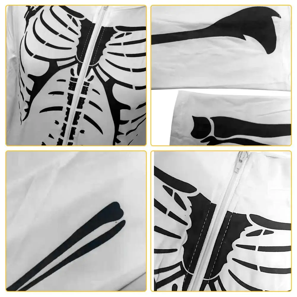 Halloween Costume Women Sexy Cosplay Skull Printed Jumpsuit Skeleton Costumes Girl Halloween Costume For Women