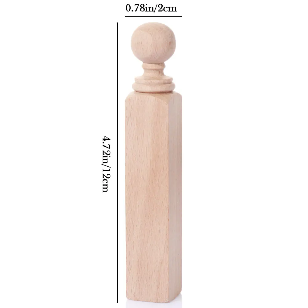 Vintage European-Style Solid Wood Carved Furniture Legs - Decorative Home Accents