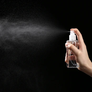 

5pcs 100ml Transparent Spray Bottle Refillable Empty Mist Pump Perfume Atomizer Portable Empty Liquid Soap Sprayer Bottles