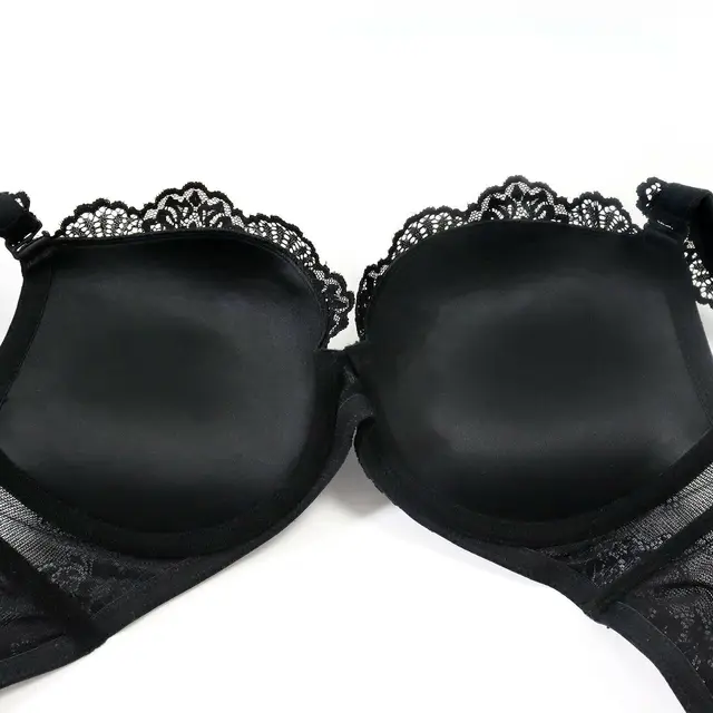 Push Up Bras For Women Sexy Padded Lace Bralette Add 2 Cups Deep V Plunge  Bras Underwired 30-44 A B C D Dd E - Bras - AliExpress