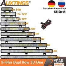 Светодиодная балка Auxtings, 12, 20, 22 дюйма, 12/24 В, для внедорожников, грузовиков, кроссоверов, квадроциклов, точечный и заливающий рабочий свет, 126 Вт Светодиодная балка Auxtings, 12, 20, 22 дюйма, 12/24 В, для внедорожников, грузовиков, кроссоверов, квадроциклов, точечный и заливающий рабочий свет, 126 Вт