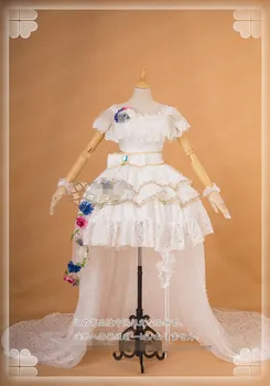 

Love Live! Sunshine!! Aqours Tsushima Yoshiko Flower Marriage Lolita Uniforms Cosplay Costume Free Shipping