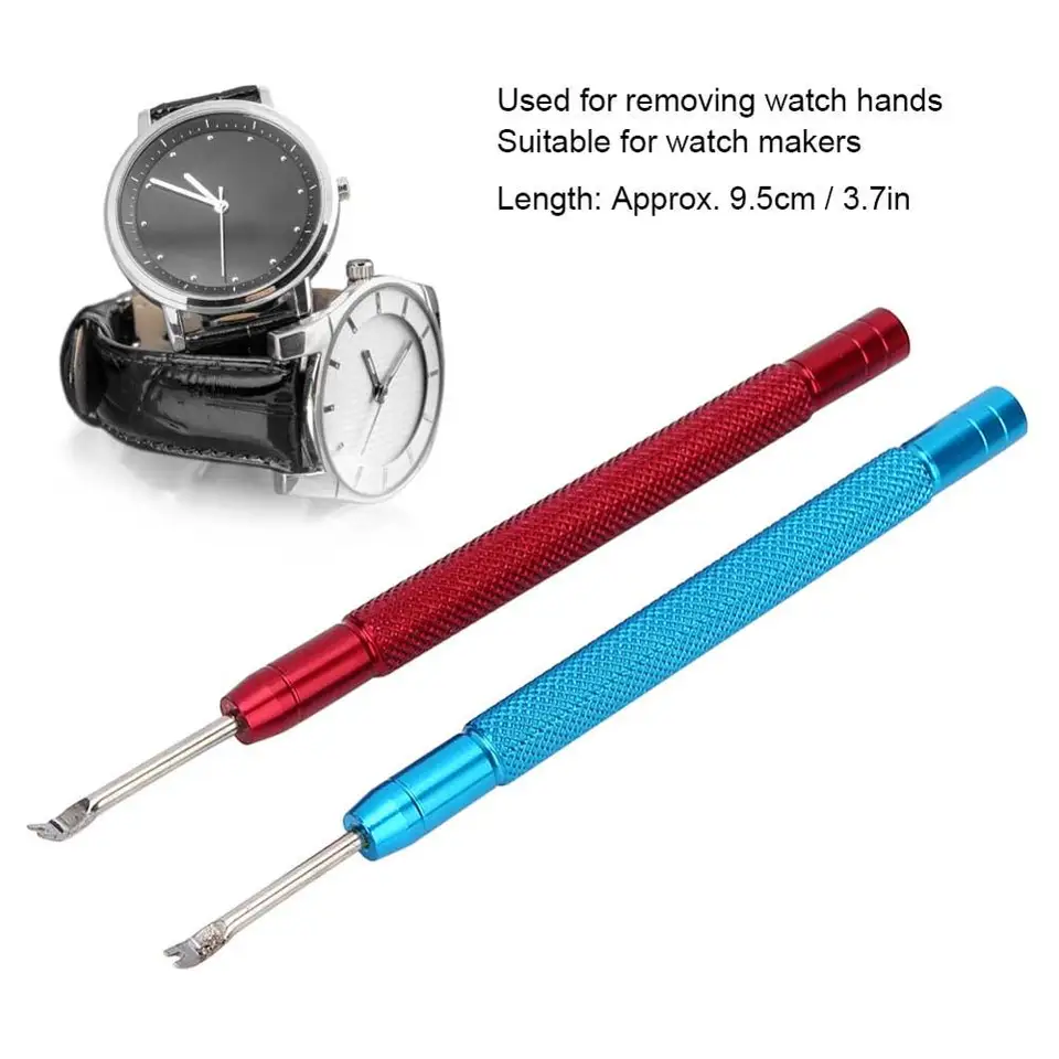 2pcs Aluminum Alloy Watch Hand Presser Watch Needle Hour Minute