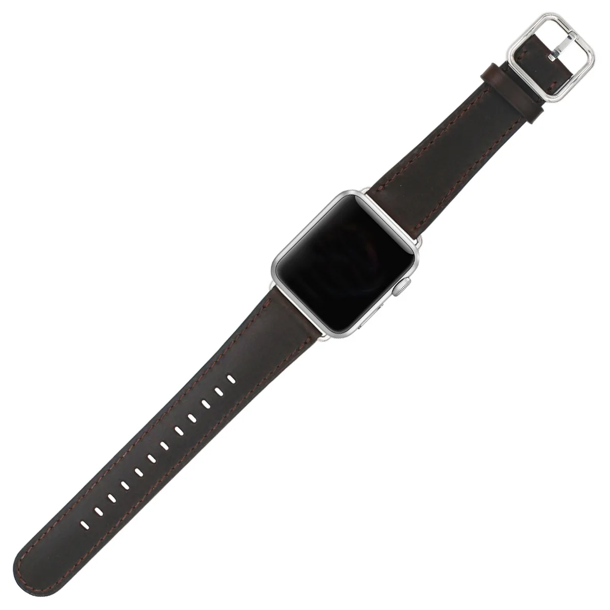 For A pple Watch Strap Fashion Leather Buckle Strap 44mm 42mm 40mm 38mm for A pple Watch 4 3 2 1 for iwatch Replacement Strap - Цвет: F