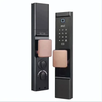 

Fingerprint Digital Door Locks Push Pull Keyless Smart Lock Press Screen Password Lock Anti-Theft Security Electronic Lock Finge