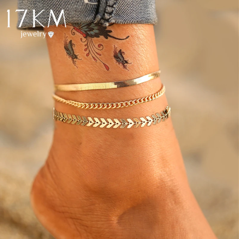 Anklets in 9ct Gold & Sterling Silver | Sterling & Wilde