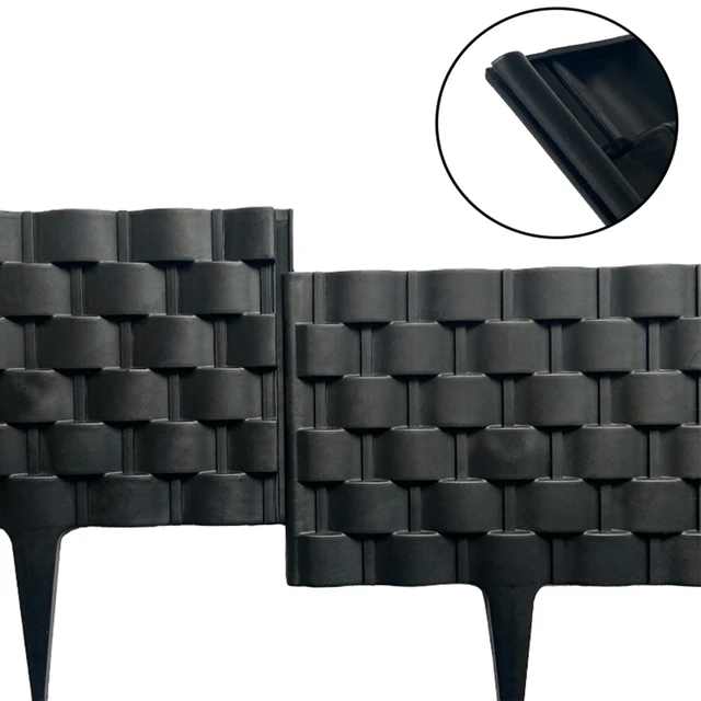 Legújabb 2Db Dekoratív Kerti Esküvői Kerítés Széle Diy Rattan Effektus Szélű Udvar Hátsó Udvarának Dekorációja